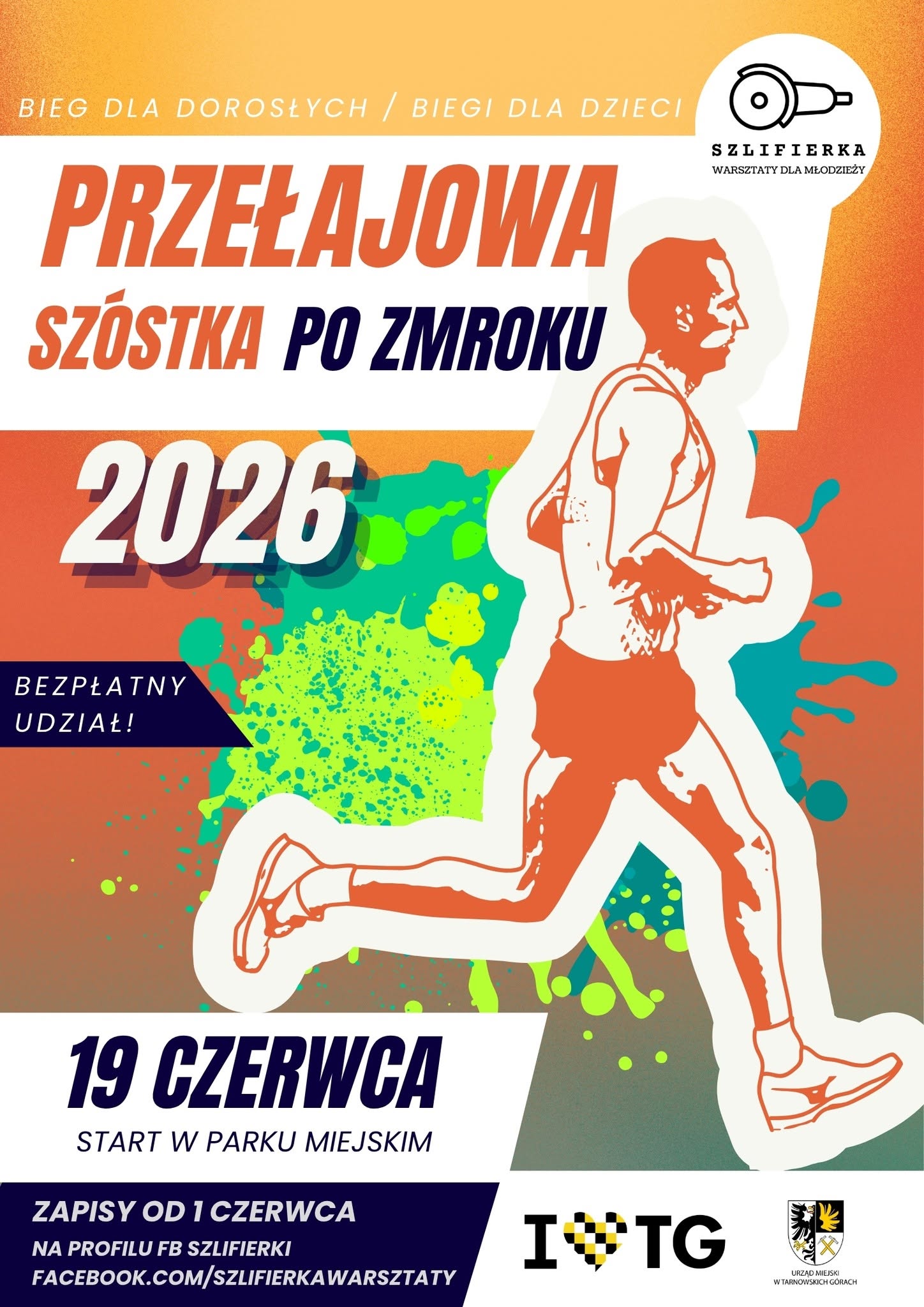 przełajowa szostka po zmroku plakat 2026